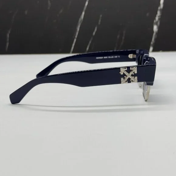 NEW OFF-WHITE WASHINGTON 645 NAVY BLUE UNISEX SUNGLASSES OFF-WHITE
